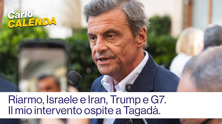 Riarmo, Israele e Iran, Trump e G7. Il mio intervento ospite di Tagadà.