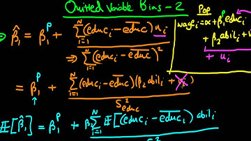 Omitted variable bias - proof part 2