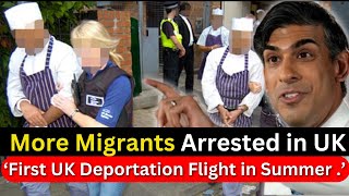 First deportation flight to Rwanda continues as UK government arrests more legal migrants