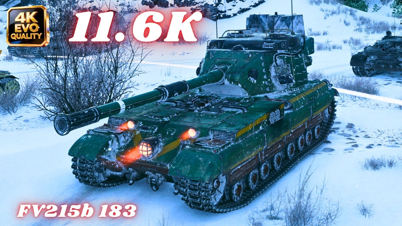FV215b 183 - 11.6K Damage & FV215b (183) 10K Damage 9 Kills World of Tanks #wot