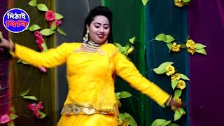 Yatra Nayika Moushumi in the flower garden full of dancing and singing Mousumi Jatra Gaan