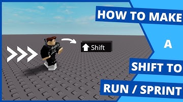 How To Make A Shift To Run/Sprint In Roblox Studio