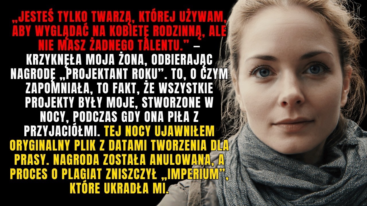 ONA STAŁA SIĘ SŁAWNA, KRADNĄC MÓJ TALENT I NAZYWAJĄC MNIE ‘BEZUŻYTECZNYM’ — WIĘC POKAZAŁEM ŚWIATU,