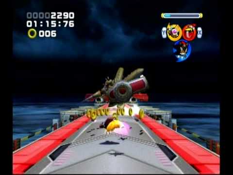 Sonic Heroes Team Dark Part 18 Egg Emperor Battle 