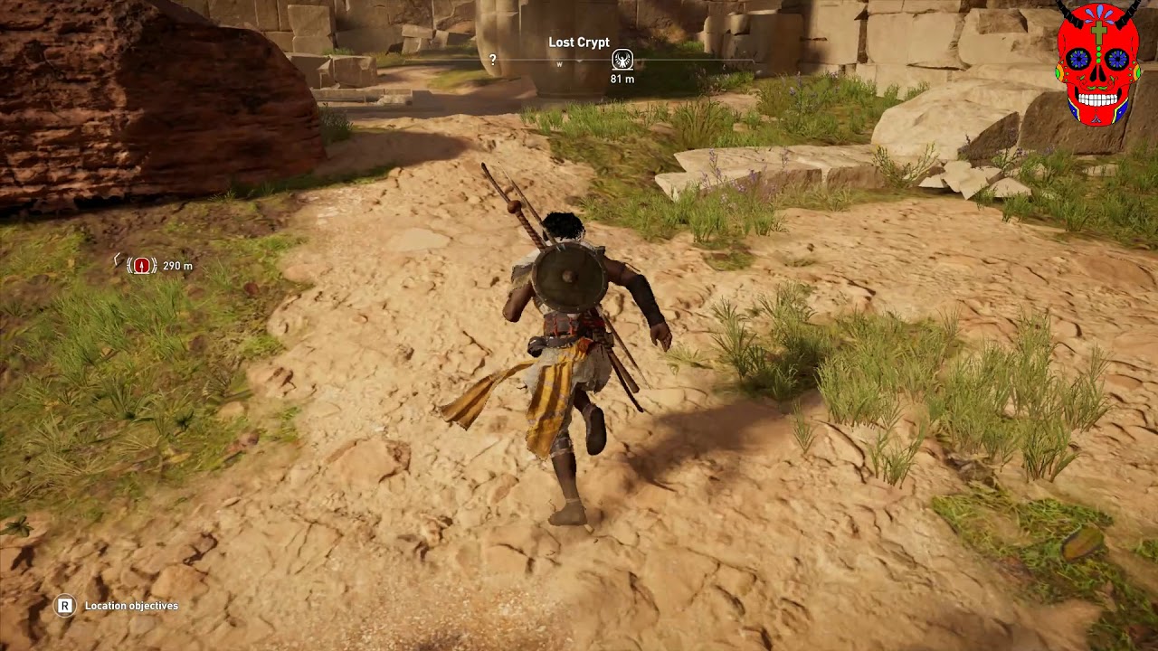 AC Origins Lost Crypt Loot Treasure Locations