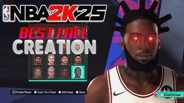 *NEW* BEST DRIPPY FACE CREATION TUTORIAL in NBA 2K25 • BEST COMPSTAGE FACE CREATION NBA 2K25