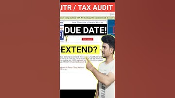 ITR Tax Audit Due Date 2025 Extended? | Income Tax Latest Update 🚨#shorts #incometax