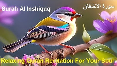 Surah Al Inshiqaq Full (The Sundering) | Juz 30  سورة الإنشقاق | Quran Relaxing