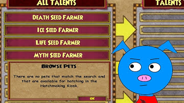 Wizard101: Seed farmer Pet talent