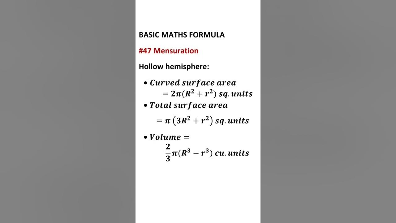mensuration-hollow-hemisphere-formula-youtube