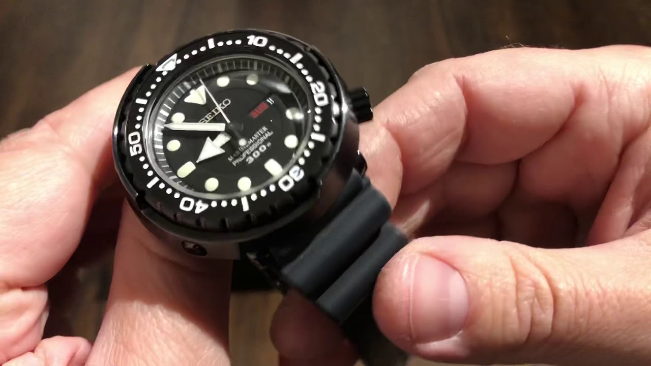 SEIKO TUNA MARINEMASTER 300M SBBN035 REVIEW - YouTube