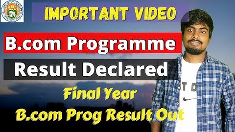 Sol B.com Result Declared || Final Year B.com Result Declared || B.com Result 2021 || Sarkari Result