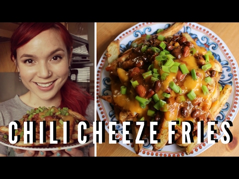 Chili Cheese Fries  Low-Fat Vegan