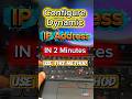 How to Configure IP Address in Windows 🔥 | 30 Sec Easy Method #Shorts