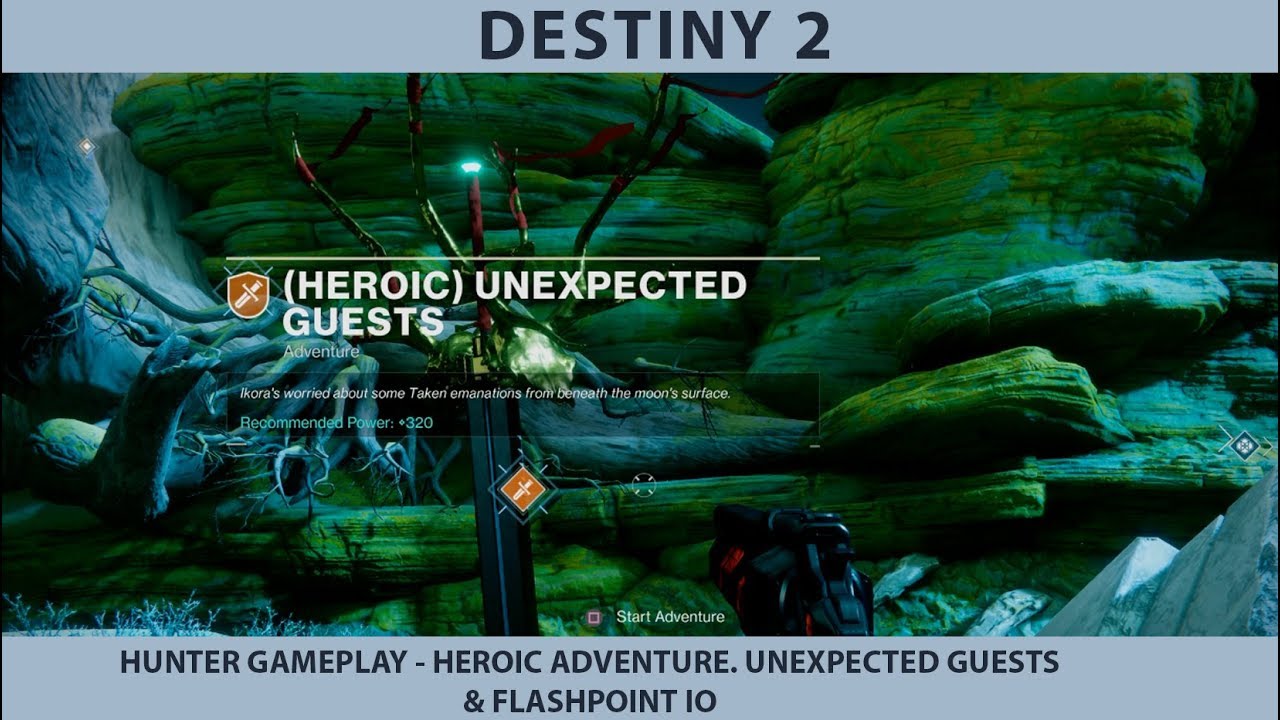 Destiny 2 Hunter. Heroic Adventure & Flashpoint IO. - YouTube