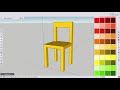 Progettare una sedia ergonomica con SketchUp