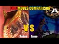 Dinosaur King Comparison (Game VS Anime) Fire Moves and Dinotector 恐竜キング