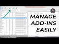 How to manage addons for revit