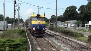 LI 521 Leads a Slow MTA LIRR Train 8710 East through Sayville, NY 08/18/2019