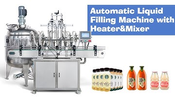How to use ZS-YT6T-6V Automatic Liquid Filling Machine With Heater & Mixer