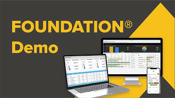 FOUNDATION® Construction Accounting Software – Demo