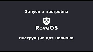 Установка Rave OS на ваш носитель. Инструкция для новичка