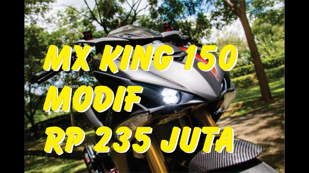 Modifikasi Mewah Yamaha MX King 150 Vietnam Pakai Kaki Moge Habis