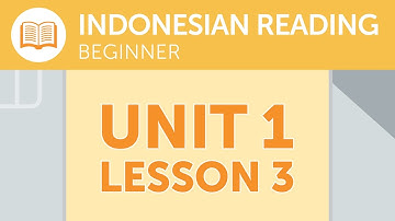 Indonesian Reading for Beginners - An Indonesian Maintenance Notice at the Station