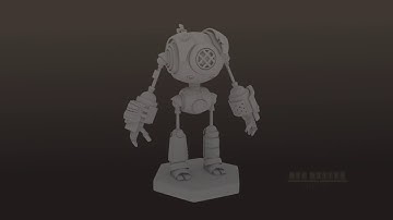 3D Robot Model: Botler