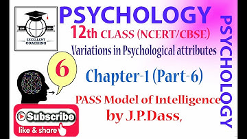 #Psychology||#12th||#Variations in Psychological attributes||#PASS Model||#Chap 1||#Part 6