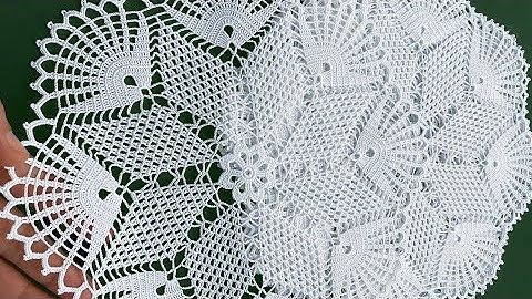 Step by Step Crochet Table Mat  Elegant Designs 🧶 Made Easy for Crochet Beginners Part 1 of 2