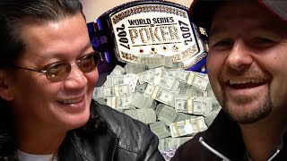 World Series of Poker Main Event 2007 Day 2 with Daniel Negreanu \& Scotty Nguyen #WSOP