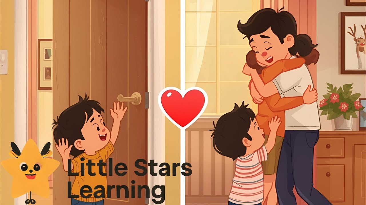 I Miss You Song 💜 Separation Song for Kids | When Parent Goes to Work | Missing You Songs