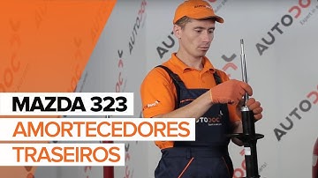 Como substituir a amortecedores traseiros no MAZDA 323 F TUTORIAL | AUTODOC