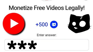 Monetize Free Videos Legally! Cats YouTube Video Code | Cats YouTube Video Code Today 28 October