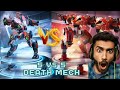 5 VS 5 DEATH' YOUTUBER VS YOUTUBER 🤯!! MECH ARENA !!