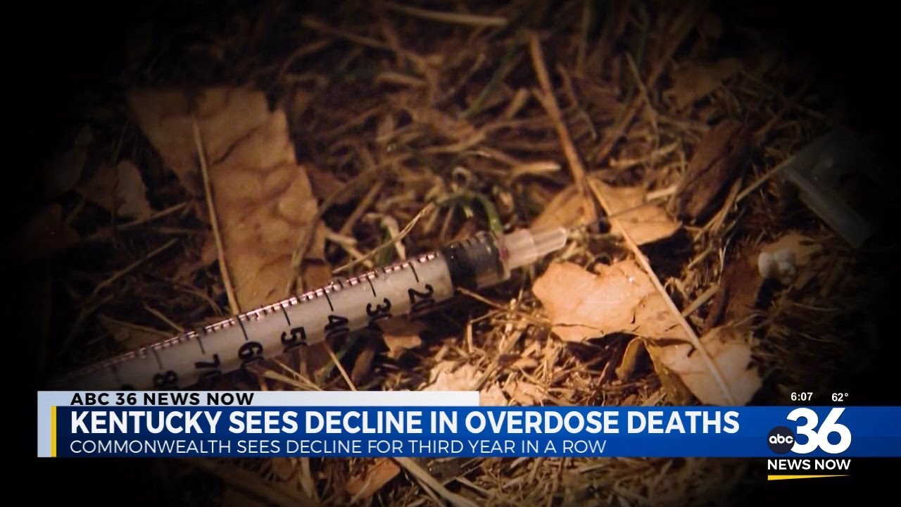 Kentucky sees decline in overdose deaths - YouTube