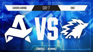 Aurora Gaming vs ONIC | Day 7 | Knockout Stage | MSC at EWC 26 screenshot 5