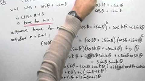 2012 SQA Advanced Higher Maths: 16  (proof by induction)