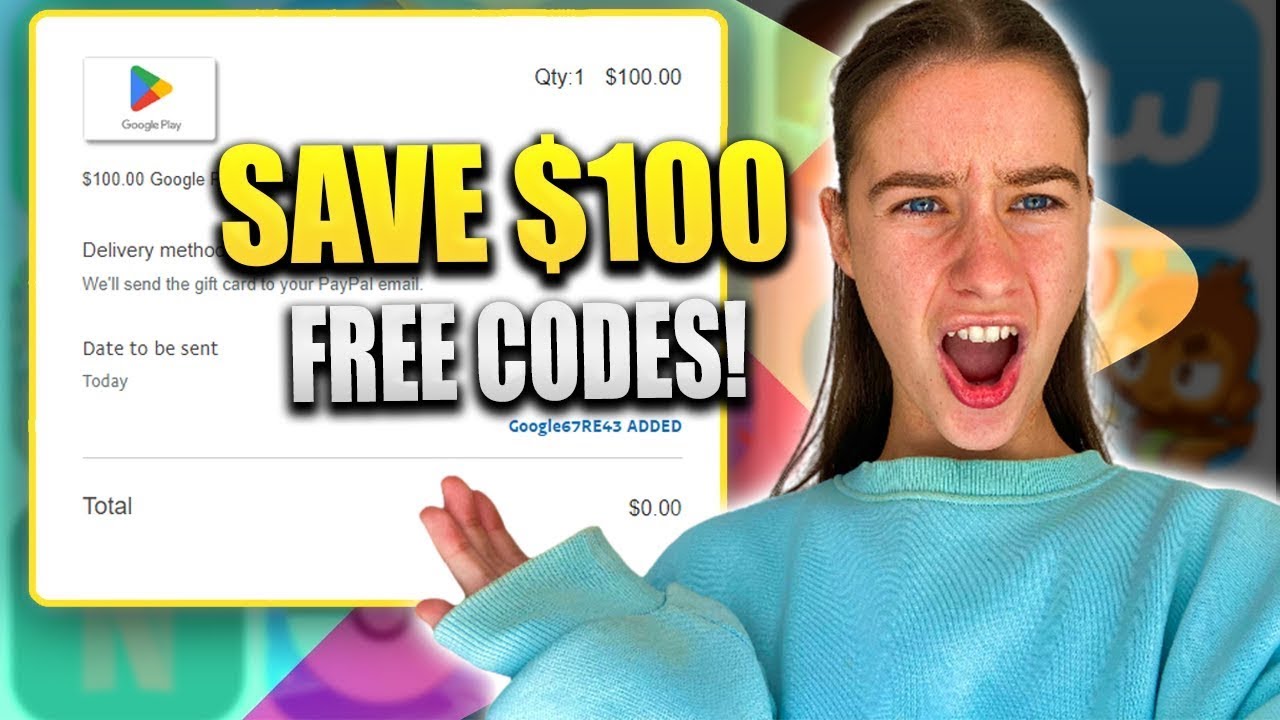 *Updated | How to get google play gift card 2024 - Free Code Google ...
