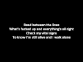 Green Day - Boulevard of Broken Dreams Lyrics HD (1080p)