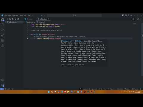 Tutorial: Cómo Crear PDFs con Python y ReportLab - Paso a Paso