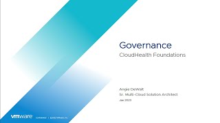CloudHealth Foundations: Governance