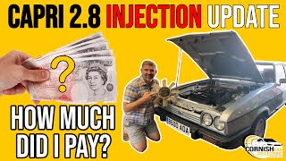 HOW MUCH? Ford Capri 2.8 Injection update and what I paid at auction!