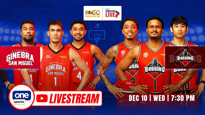 LIVE: BRGY. GINEBRA vs. BLACKWATER | PBA 50 PHILIPPINE CUP | December 10, 2025