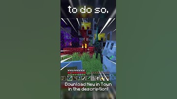 My Town was attacked by four Nether Portals #minecraft #datapack #letsplay