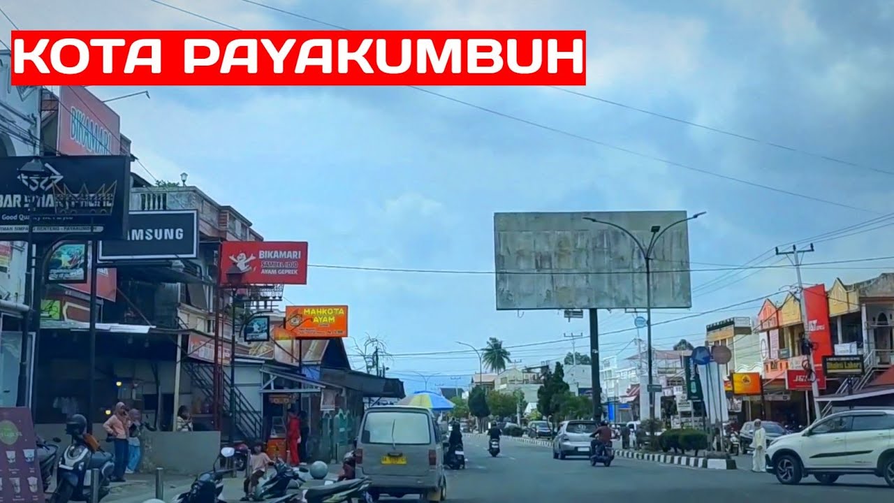melintas di kota payakumbuh
