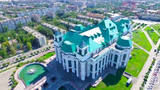 Астрахань   взгляд с высоты Astrakhan Aerial Drone Video