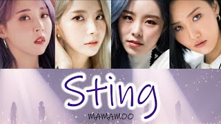 【日本語字幕/かなるび/歌詞】MAMAMOO (ママム) - Sting (따끔 a little bit)