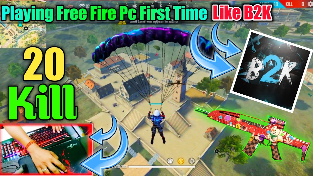 Teach you to play free fire by Alexgraze